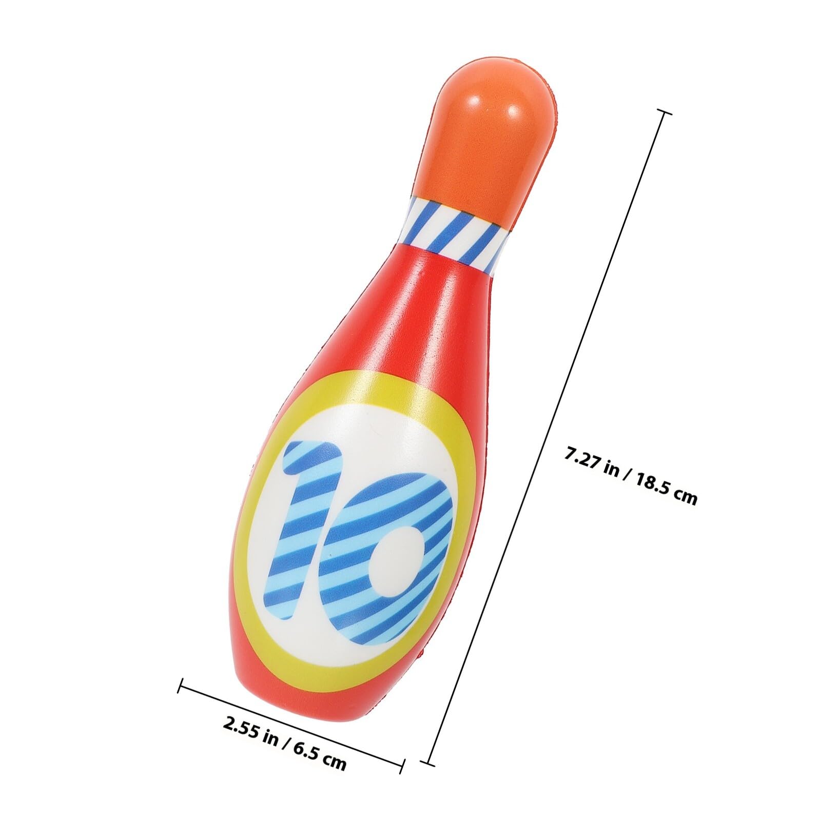 Toyvian Set Giocattolo da Bowling in Cotone per Ragazzo Ragazza Gioco Sportivo Educativo per attività Indoor e Outdoor