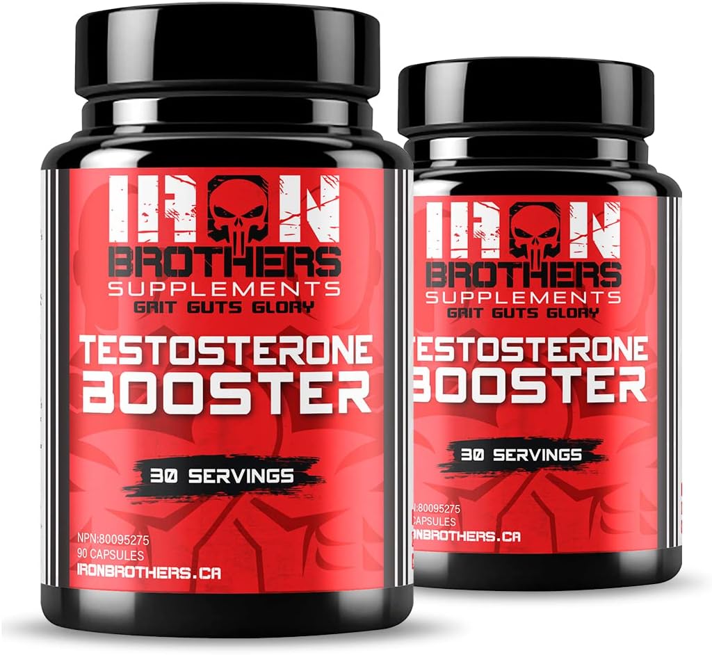 Testosterone Booster for Men - Estrogen Blocker - Supplement Natural Energy, Strength & Stamina - Lean Muscle Growth - Promotes Fat Loss - Increase Male Performance (2 Bottles)