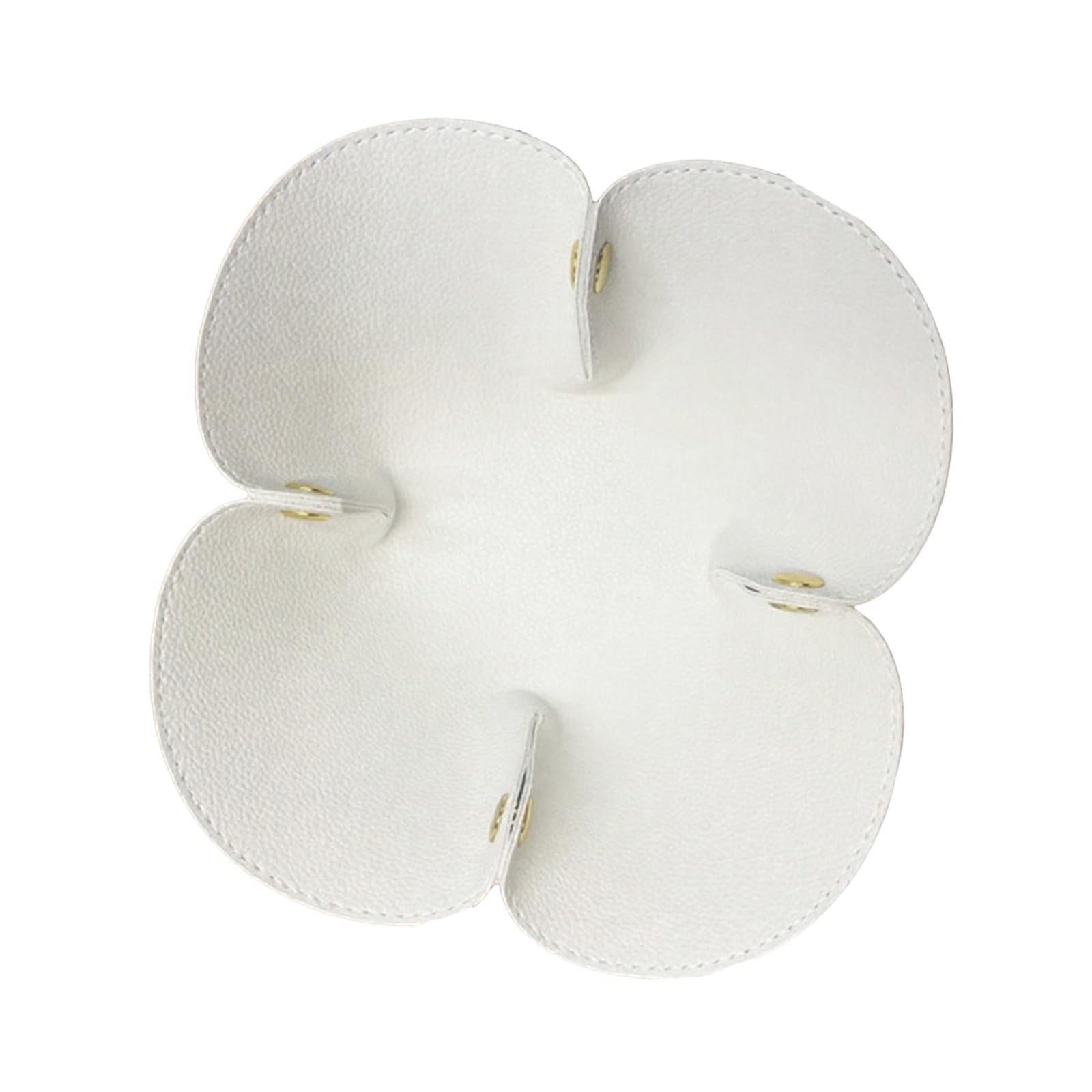 Entryway Catchall Tray Foldable Jewelry Tray for Earrings and Small Items, Floral Shape 5.91 X 5.91 in Trinket Holder Earring Nightstand Valet Floral Accessory Keeper Dresser Valet Bedside Entryway