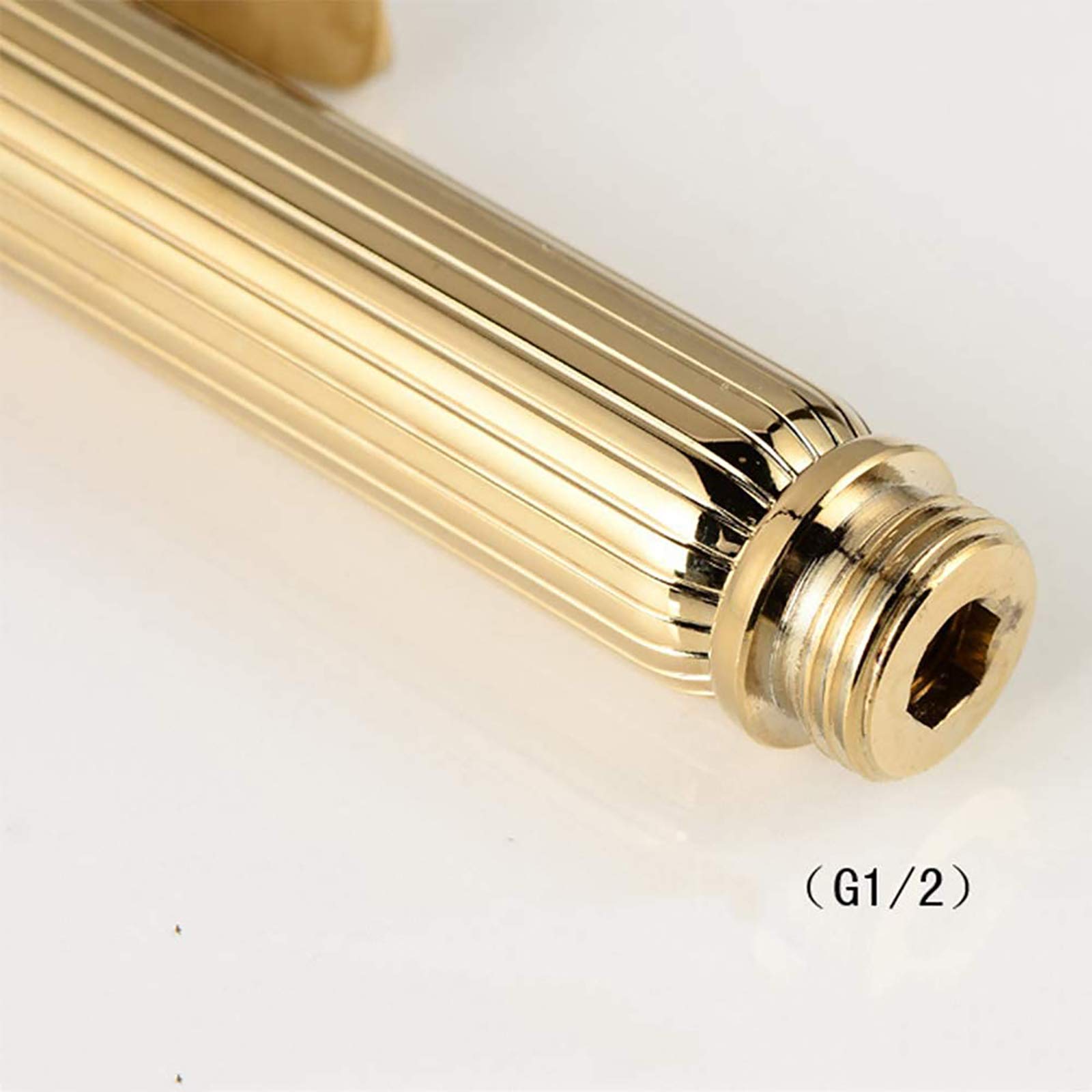 Pulverizador de Bidé, Cabezal de Bidé de Mano Latón Kit de Pulverizador Bidé, Grifos Bidé, Bidé de Duchas con Manguera y Soporte para Higiene Personal,Oro