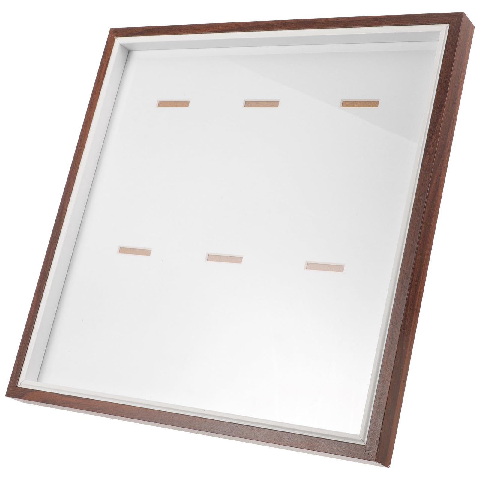 Balacoo Marco para Medallas de Madera Marrón Gran Capacidad y Almacenamiento, Cuadro para Colgar Medallas en Pared para Exhibición de Maratón