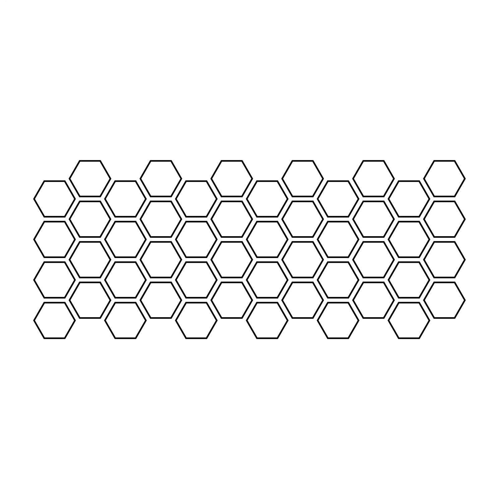 Décalcomanie vinyle auto nid d'abeille 60x200 cm pour portière