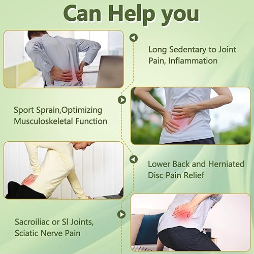 Miniatura 3 de Sacroilíaco SI Cinturón de cadera para mujeres y hombres, ciático, pélvico, espalda baja, alivio del dolor nervioso, cinturón trocánter de apoyo