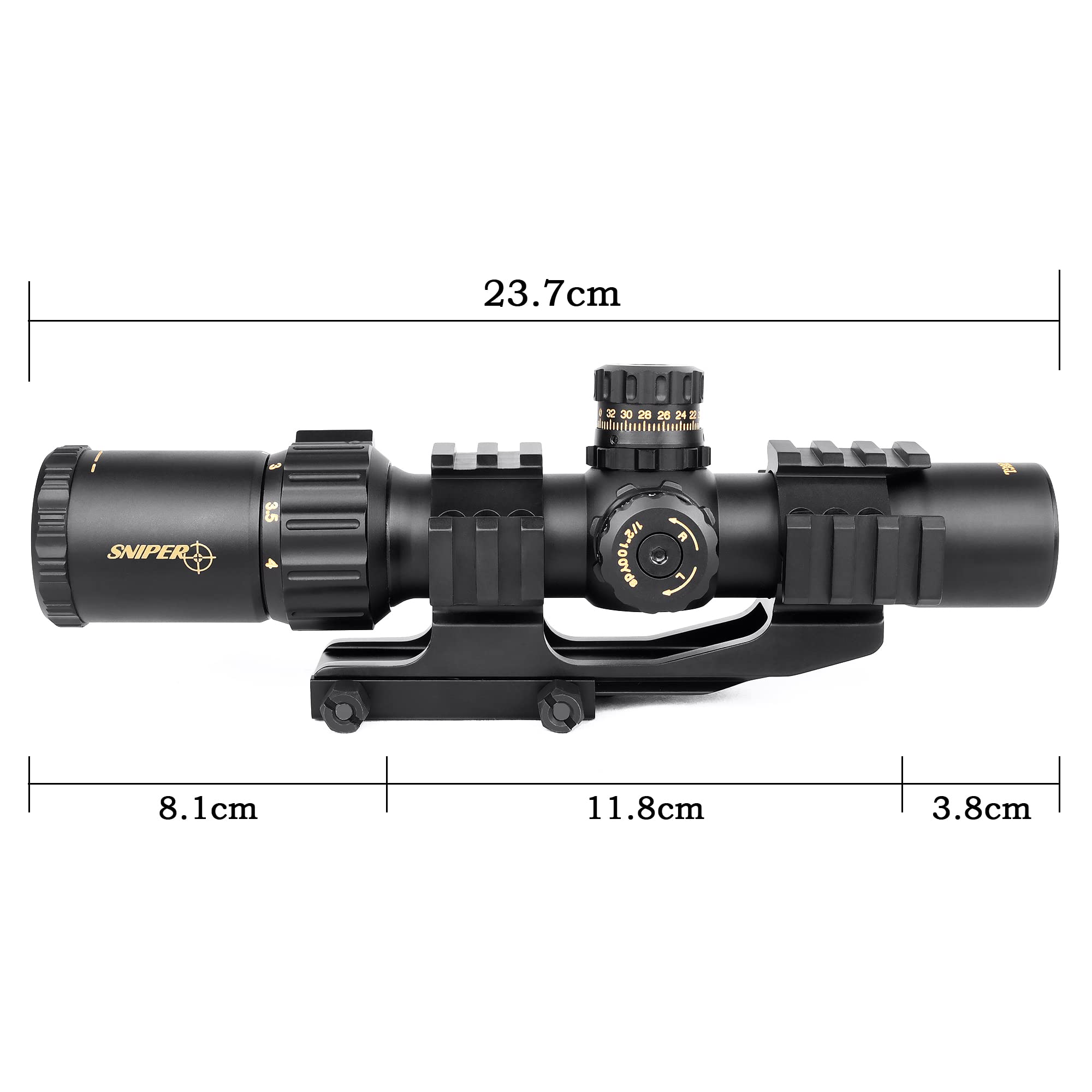 SNIPER LT1-4X28L SCOPE スコープ スナイパー Amazon.com : Sniper ST1-4X28 Rifle Scope Combo REDDOT