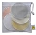 Organic Bamboo Nursing Pads (10 Pack) with Laundry Bag by Baby Zelis - Ultra Soft, Reusable, Hypoallergenic, Washable Breast Pads in Gift-Ready Packaging