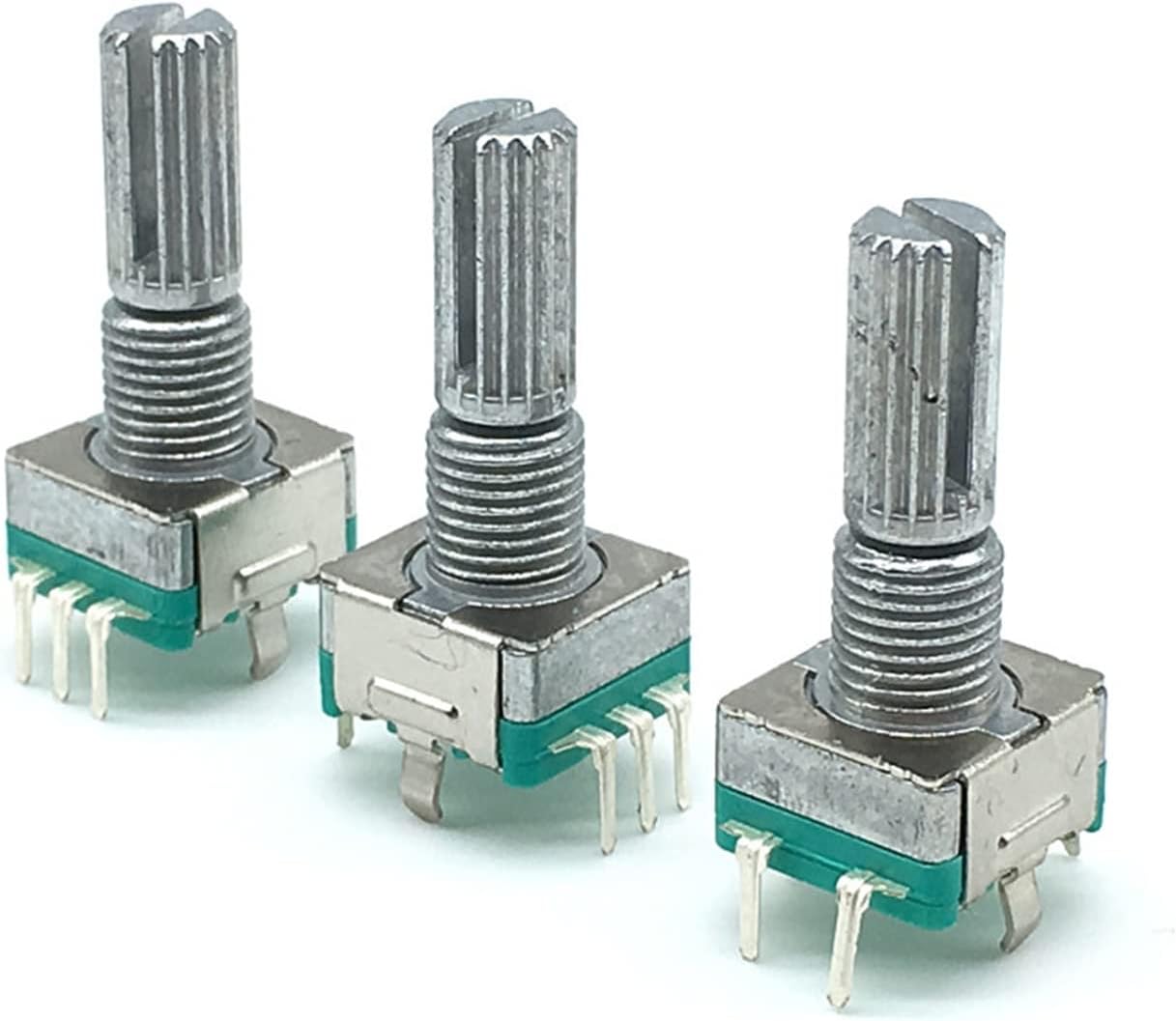 DOMELA Potentiometer 5pcs Plum Handle 20mm 15mm Rotary Encoder Coding Switch EC11