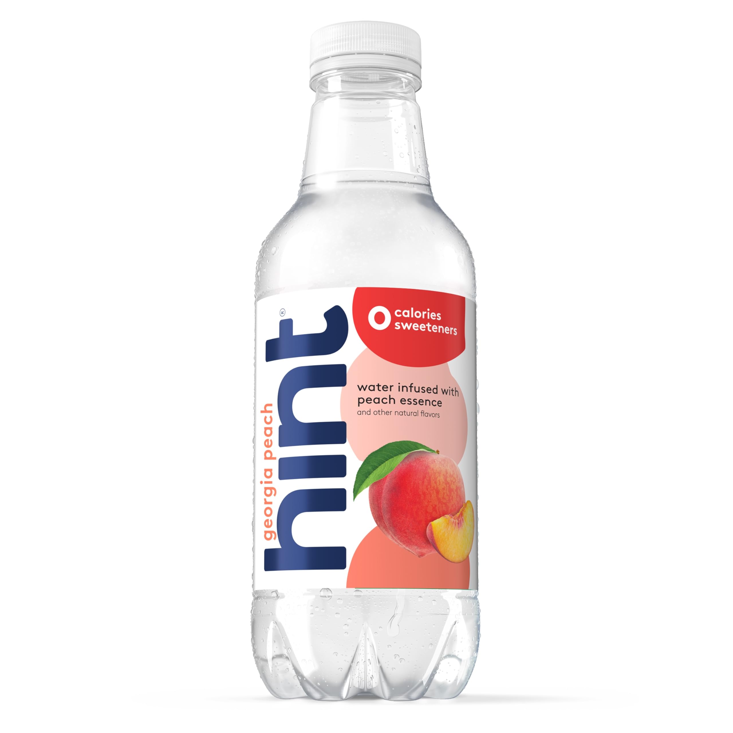 Hint Water Cherry Single Bottle, One 16 Ounce Bottle, Pure Water Infused with Cherry, Zero Sugar, Zero Calories, Zero Sweeteners, Zero Preservatives, Zero Artificial Flavors