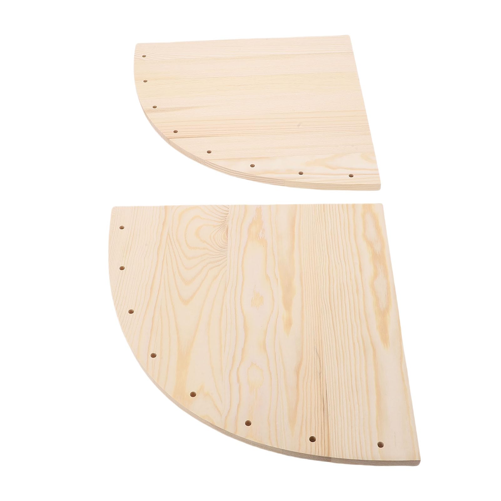 Holzplüschtier-Organizer, Eckdesign, Offenes Layout, Kiefernholz