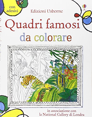 Quadri famosi da colorare. Ediz. illustrata