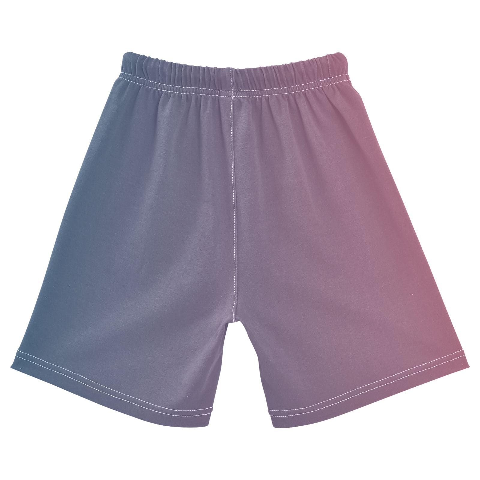 J JOYSAY Dark Blue Pink Gradient Toddler Baby Boy Shorts Athletic Shorts with Drawstring Elastic Waist Kids Shorts for 5T Child