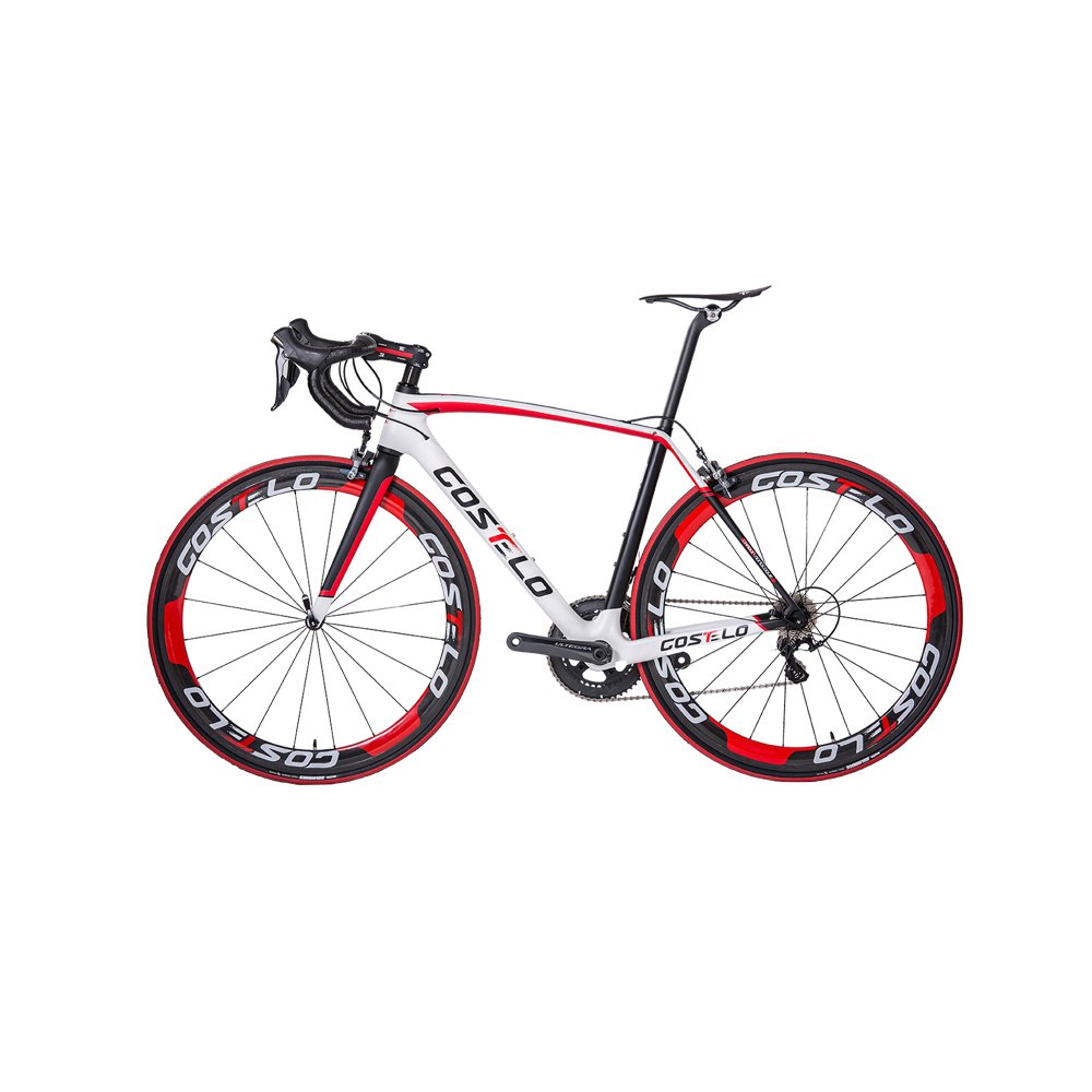 Costelo Rio Strada Bicicletta Carbon - Bici Completa Fai Da Te con Diversi Gruppi e Ruote, Uomo