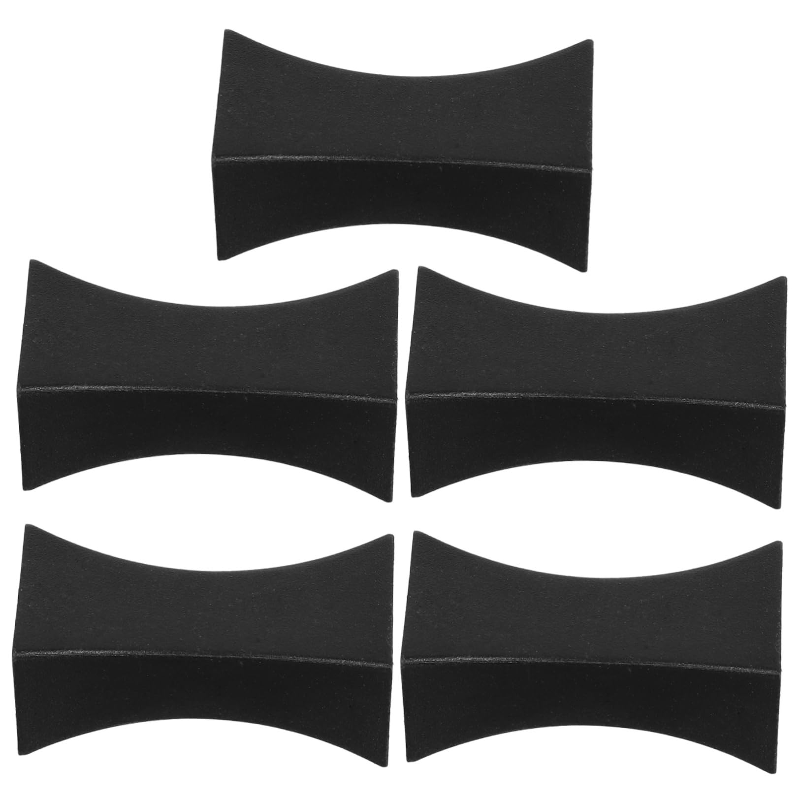 Garneck 5pcs Chopstick Rest Spatula Ladle Holder Chopstick Fork Rest Chopsticks Pillow Fiberglass Chopstick Holder Knifes Rest Tableware Rest Pillow Dinner Spoon Stand Black Glass Fiber