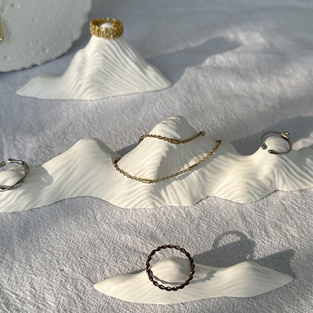 biżuterię Plaster Jewelry Rack Mountain Ring Necklace Stand