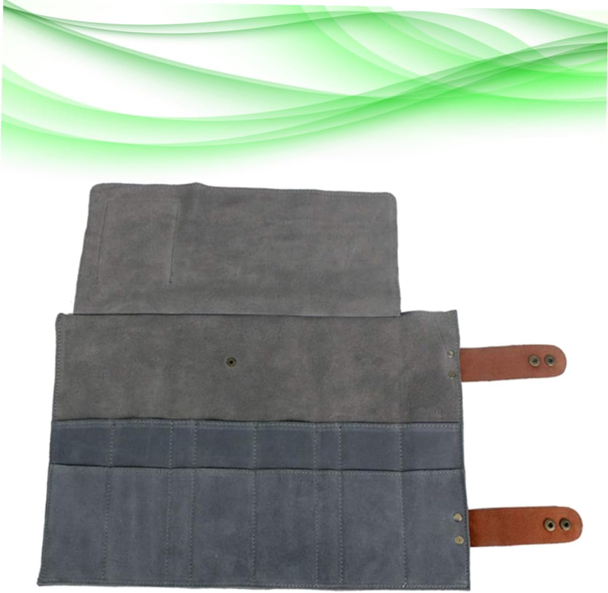 Scissors Storage Bag，Slot Professional Hairdressing Scissor Pouch Leather Barber Bag for Organizing Clippers Combs and Styling Tools