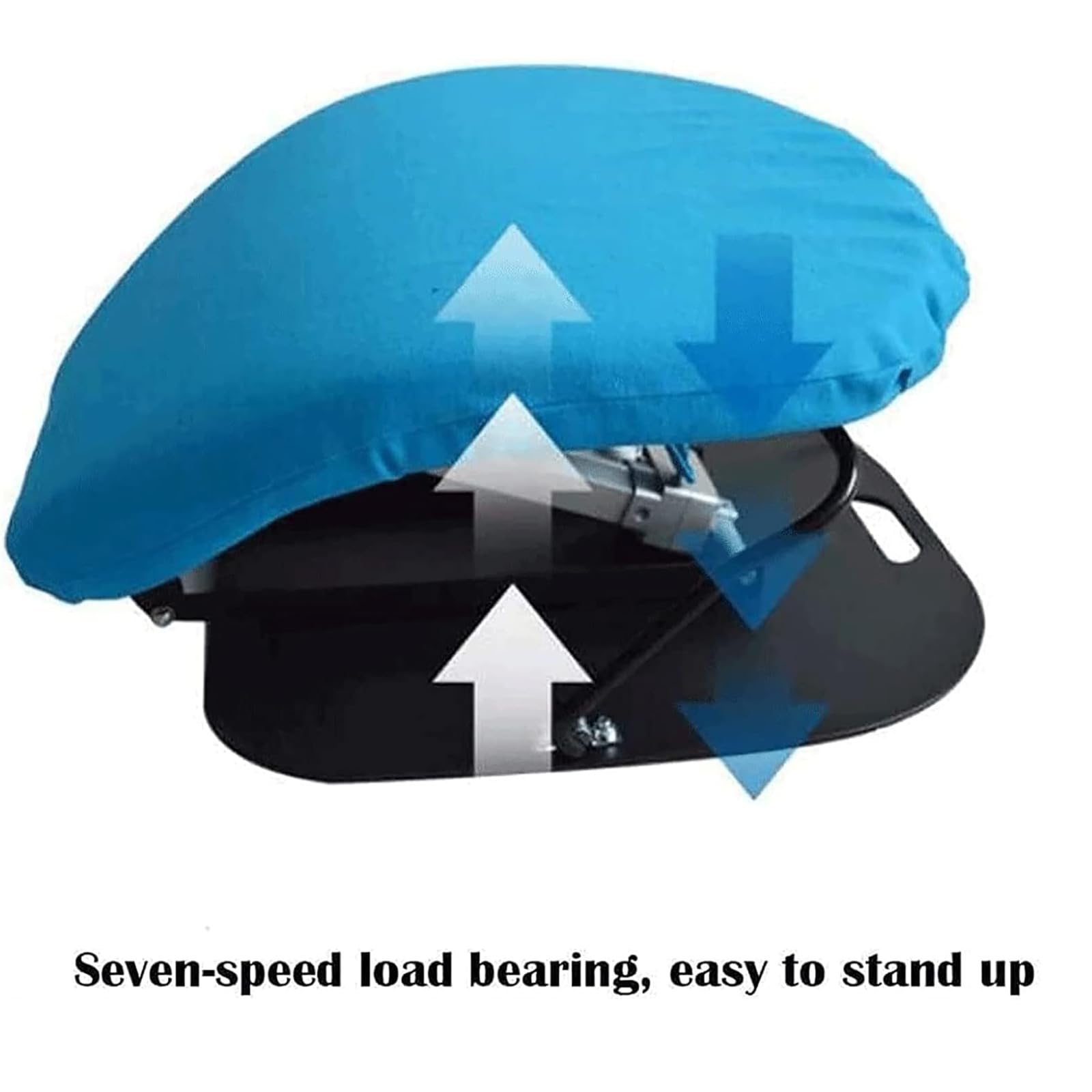 Elevador de asiento portátil, cojín de asistencia de elevación automática, funda antideslizante impermeable, cojín de silla fácil de levantar para personas mayores y discapacitados, soporta hasta 90