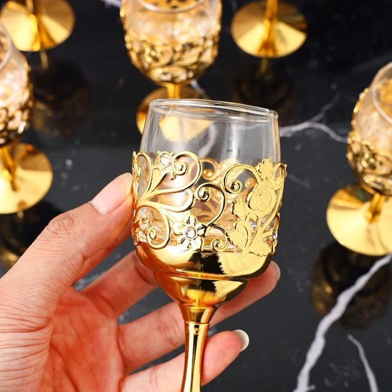 Sodhi's Art Vintage Goblet Multipurpose Party Supplies, 100ml, Set of 6 1