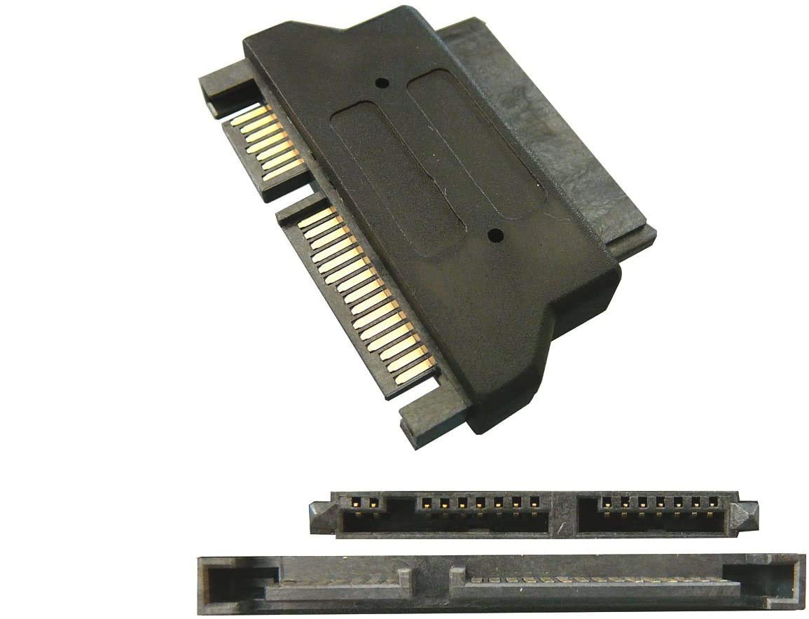 KALEA-INFORMATIQUE Adattatore Da MicroSATA Femmina A SATA Maschio 22 Pin - Per HDD, SSD E Unità - 4
