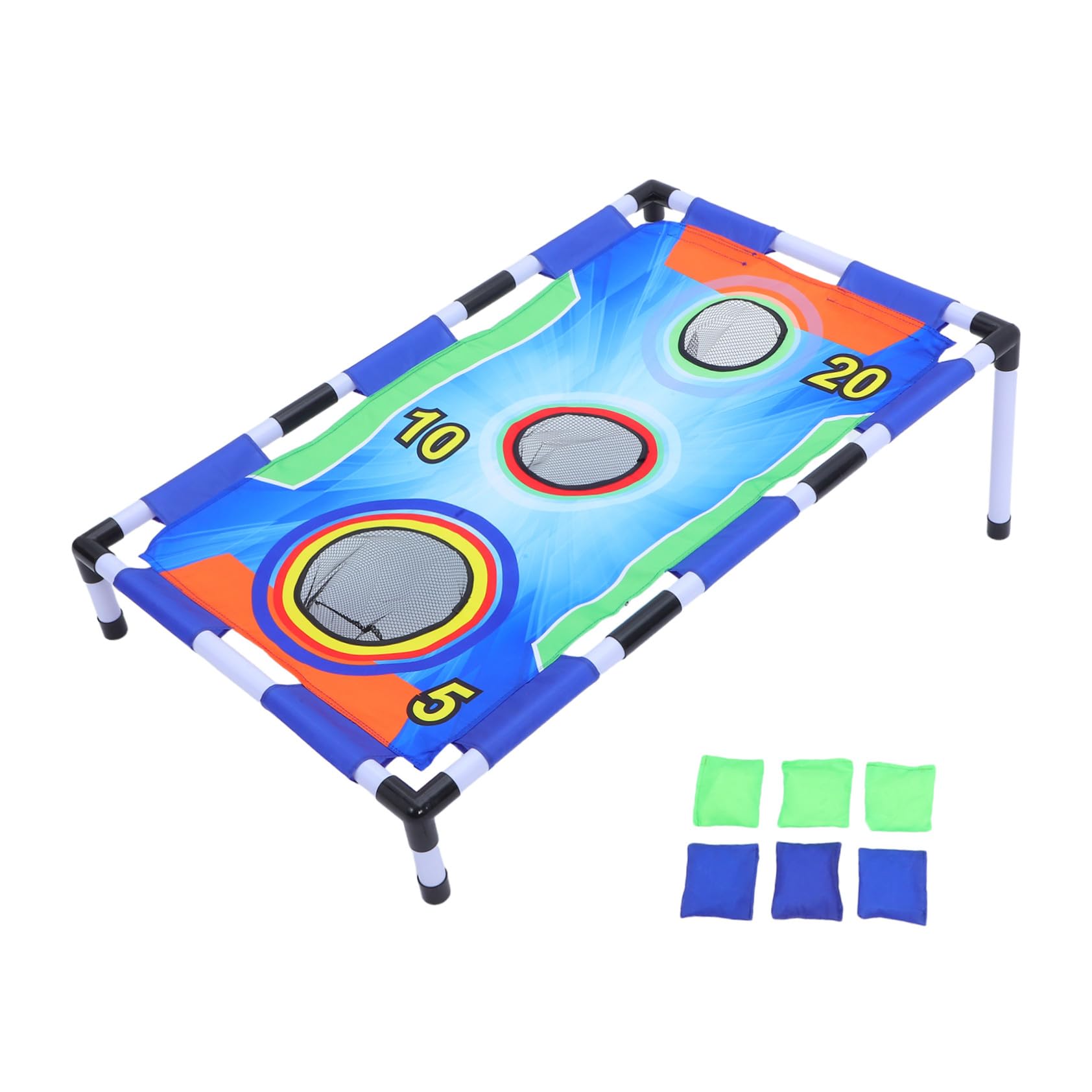 Set di Gioco di Lancio Bean Bag in Plastica e Stoffa | Gioco Interattivo per Famiglie, Design Portatile, Uso Outdoor e Spiaggia, Adatto a Bambini e Adulti