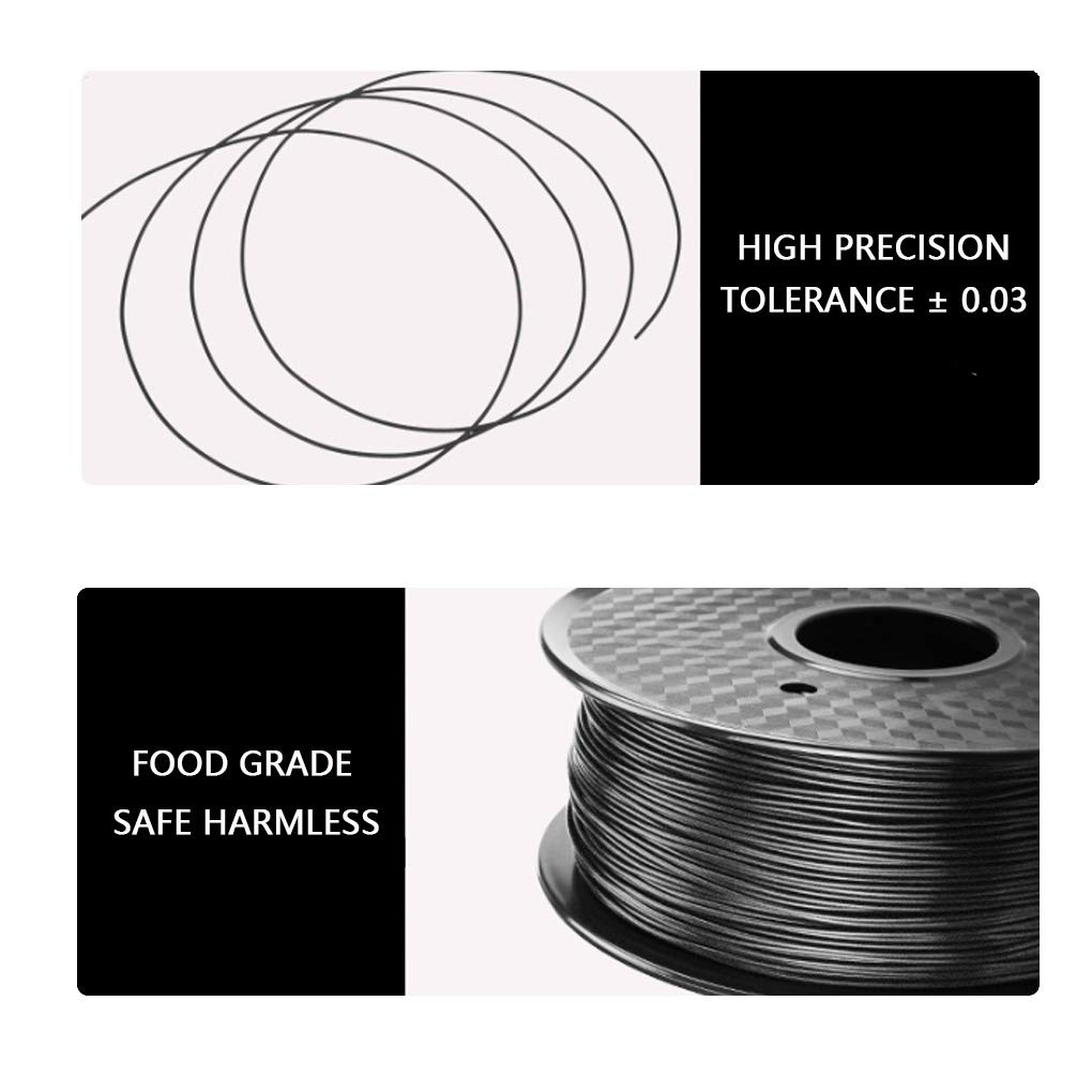 Hello Filament PLA 1 kg, wysoka wytrzymałość i wytrzymałość, filament do druku 3D 1,75 mm, nadaje się do drukarek 3D i sprężyn drukujących 3D
