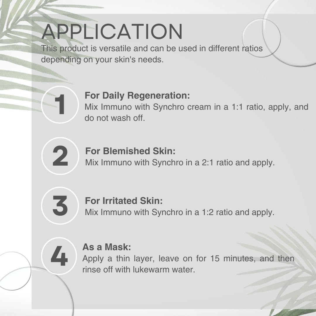 Gernetic IMMUNO Restructuring Face Mask, Face Mask Cream for Skin Imperfections and Basal Cell Regeneration, Purifying Cream Facial Mask for Acne Prone Skin, 1.7 oz / 50ml - Image 6