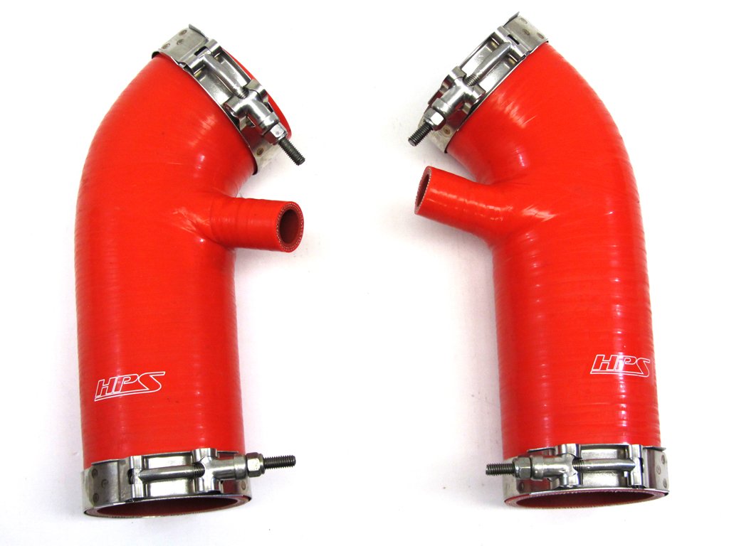 HPS 87-68426-RED-5 Red Silicone Air Intake Hose (Post MAF Tube ...