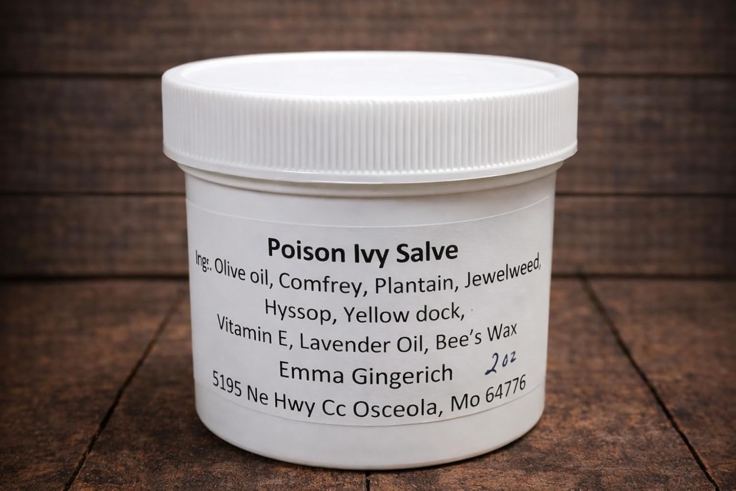 Poison Ivy Salve 4 oz.