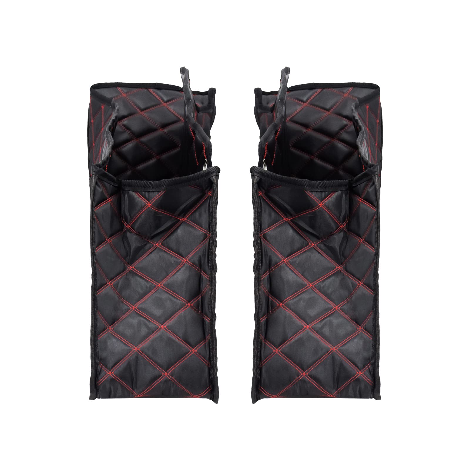 Motorrad Drop-In Satteltasche Liners Nicht Stretched Non-Tapered Passt Für Harley Facotry Satteltasche Hosen Touring Road King Road Glide Street Glide Electra Glide 2014-2023 Rotes Gewinde