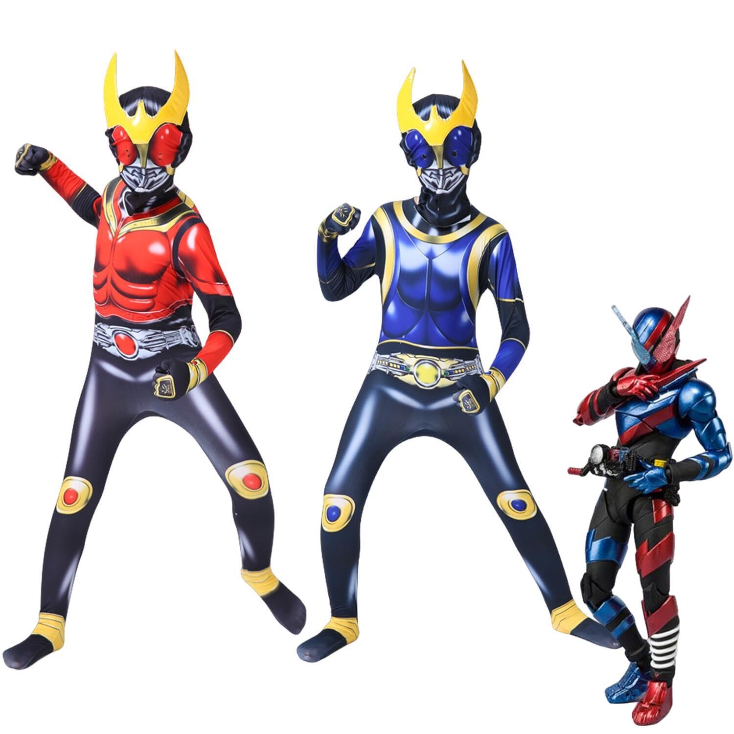 Amazon.co.jp: 仮面ライダー 子供 コスプレ服 全身タイツ build キッズ