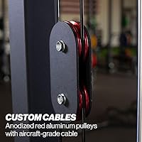 Vista 6 de Titan Fitness LAT Tower Machine, Single Stack 300 LB Cable Pull Specialty Machine, LAT Pulldown Low Cable Row Machine, Compact Space-Efficient