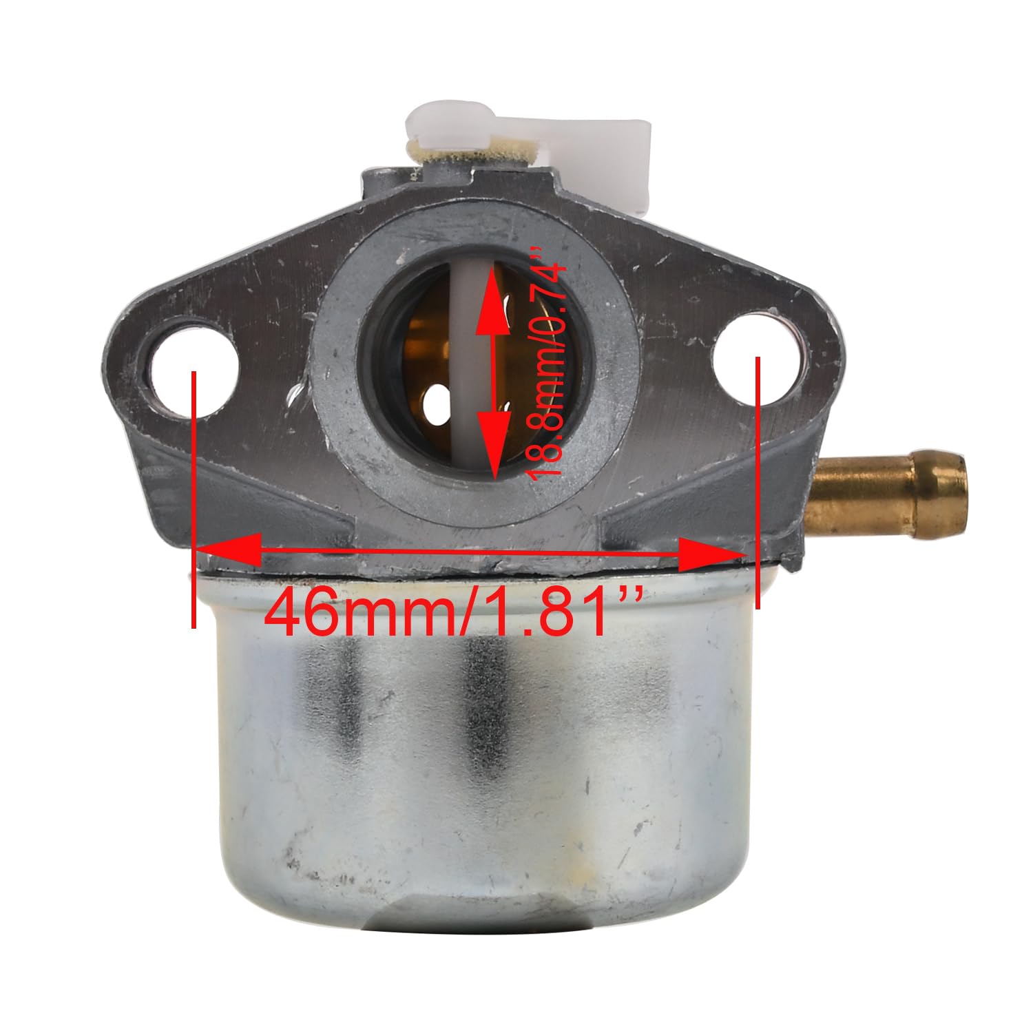 Carburateur 497314 499617 790120 pour moteur de souffleuse à neige Briggs & Stratton 14111 16400 20010 129700 124T05 124T07