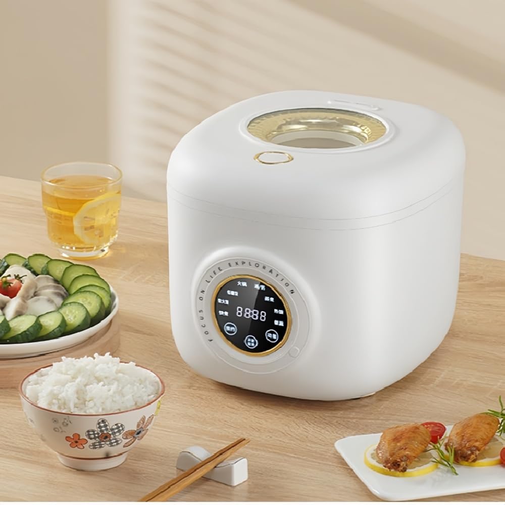 Sariny炊飯器 健康向け炊飯器 1～3.5合 一人暮らし 低熱量炊飯 カロリー約50％オフ セラミック鍋 フッ素加工なし コーテ