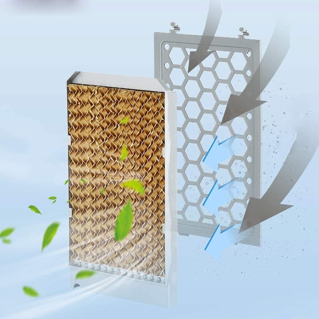 Air Coolers Evaporative Coolers Portable Evaporative Misting Humidifier Small Air Conditioner Fan and Bladeless Noiseless Fan for Office Dorm Room