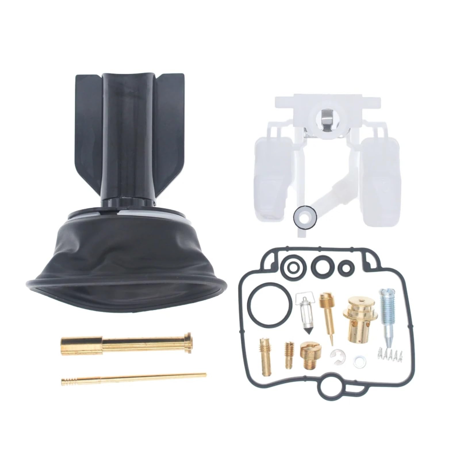 Kit Carburador Repuesto Kit De Reparación De Carburador Motocicleta, Juego Reparación Carburador, Piezas Juntas Compatible Con Suzuki Para GSXR1100W Motor De Carburador, Juego Completo