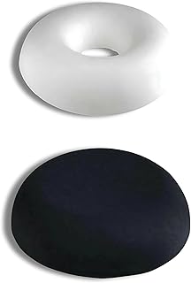 Ortopedik Oturma Simidi Basur Minderi Oturma Minderi Oturma Simidi Yastığı Pu Visco, Figiza, Siyah, Standart