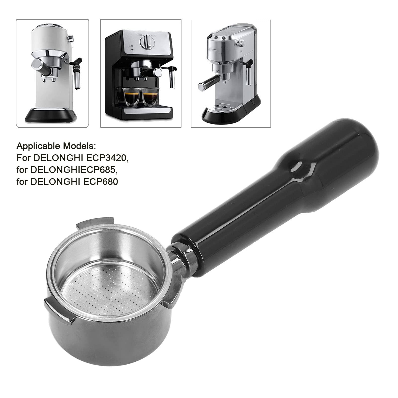 51 Mm Bodemloze Portafilter Naakt Portafilter Open voor ECP685 ECP680