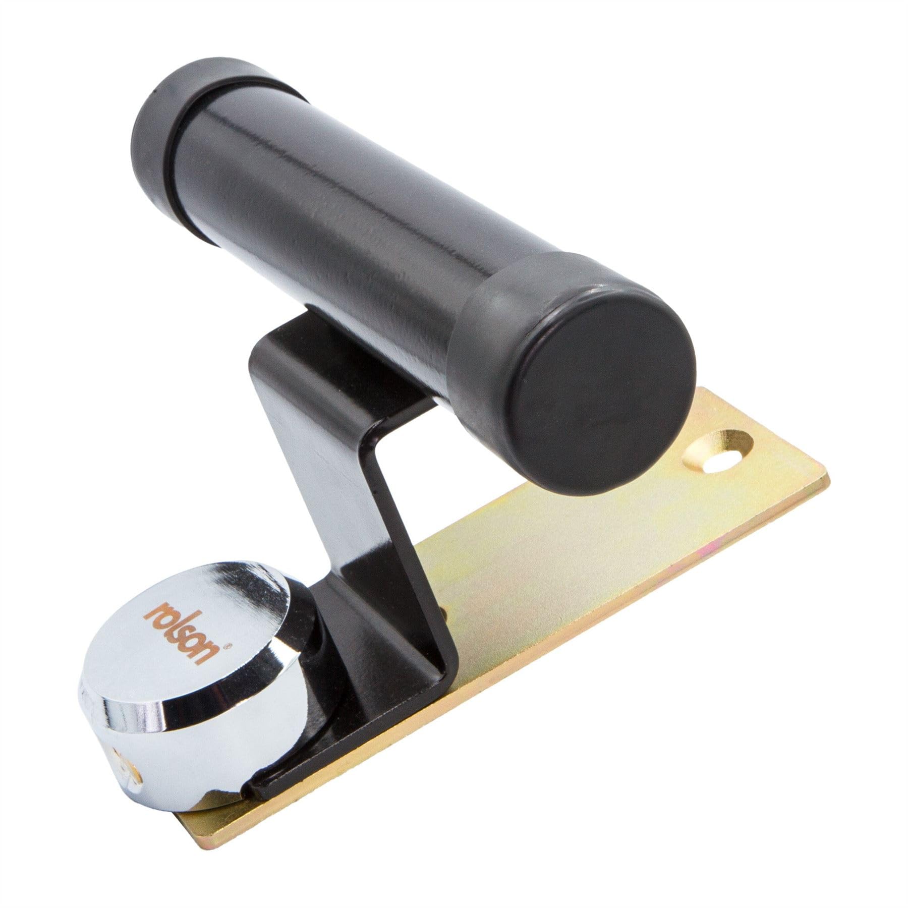 Rajani Black And Silver Heavy Duty Garage Door Lock With Carbon Steel Main Body, Vinyl Sleeve And 80Mm Padlock For Up And Over Garage Doors - Complete Set With Keys And Installation Tools