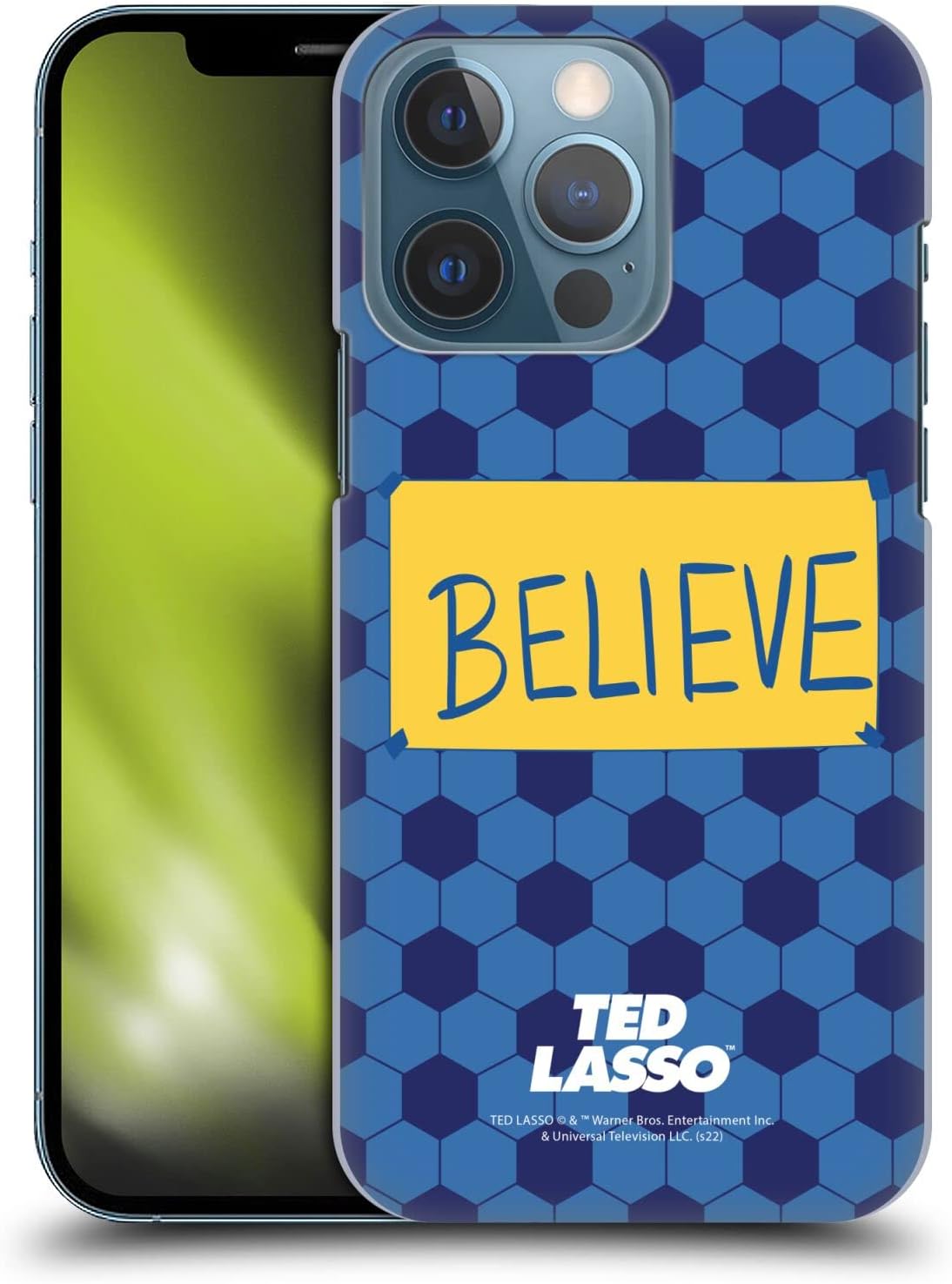 Head Case Designs Officially Licensed Ted Lasso Believe Season 1 Graphics Hard Back Case Compatible with Apple iPhone 13 Pro