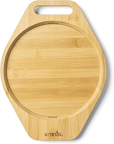 Miniatura 5 de OMNIA Paquete con salvamanteles de bambú y mango de elevación para sartenes calientes