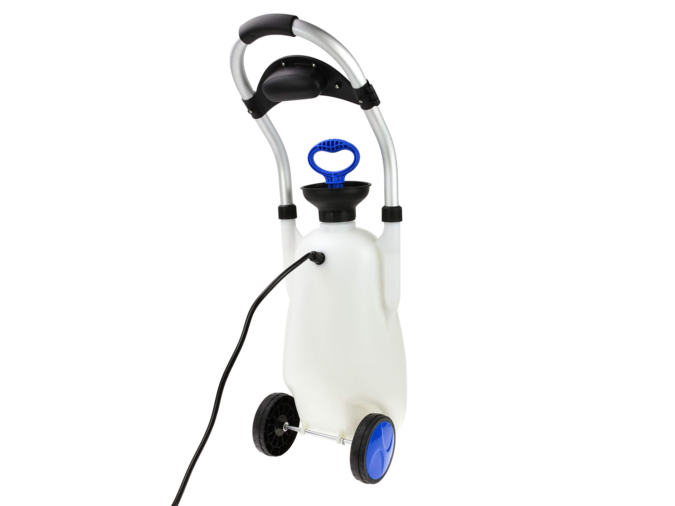 BSD Spruzzatore Giardino con Puleggia - Spruzzatore a Pressione a Spalla, Pompa Irroratrice su Ruote - 16L