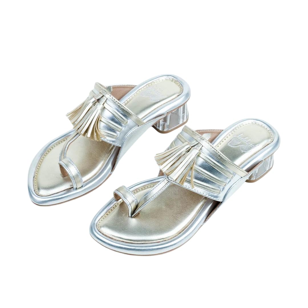 preppy moda llp Modern Kolhapuri With Block Heel | Preppy-picture-19