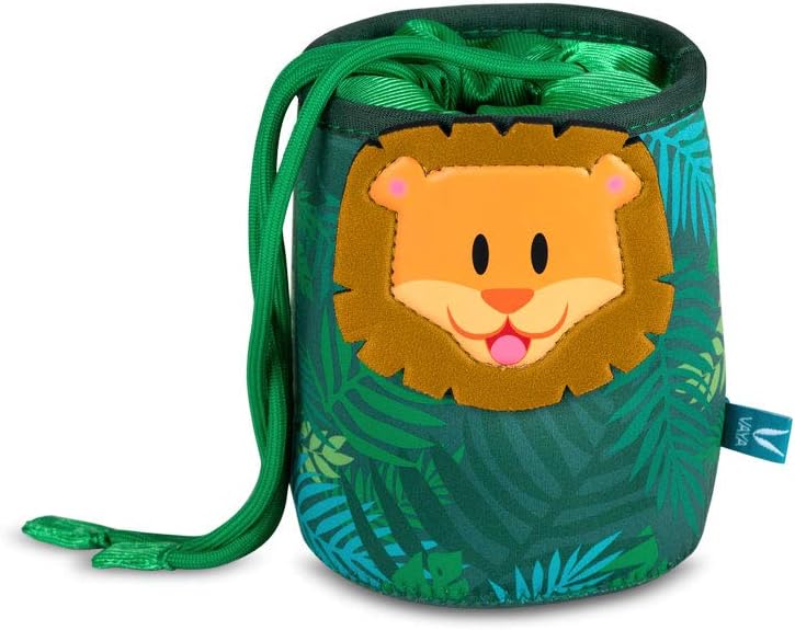 VAYA life.Improved GoChamp Simba Theme Neoprene Dust Proof Lunch Bag for Kids - Green