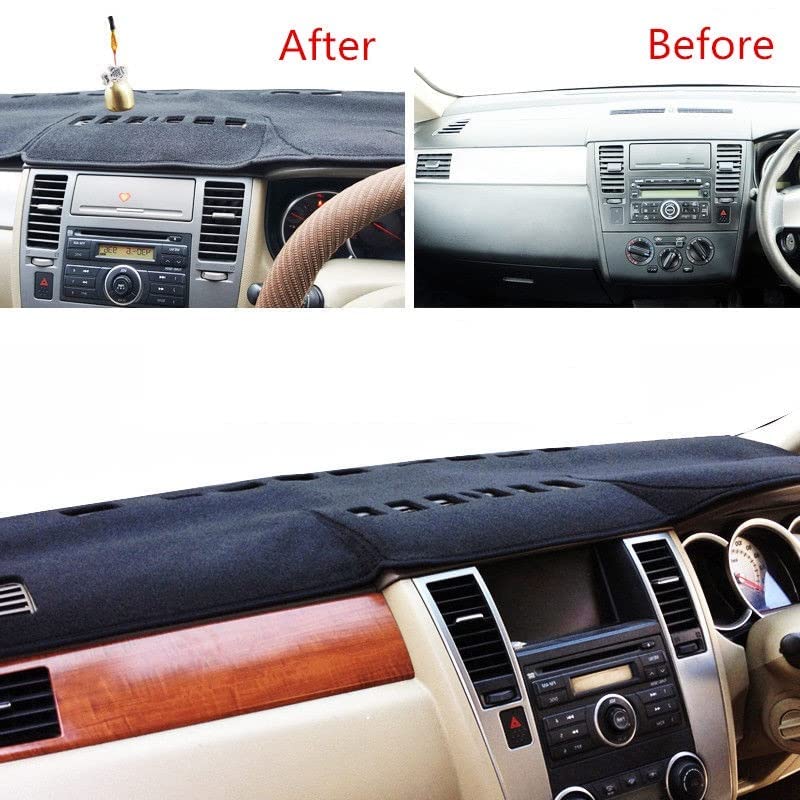 Tapis de protection de tableau de bord Nissan Versa Tiida C11 - 4