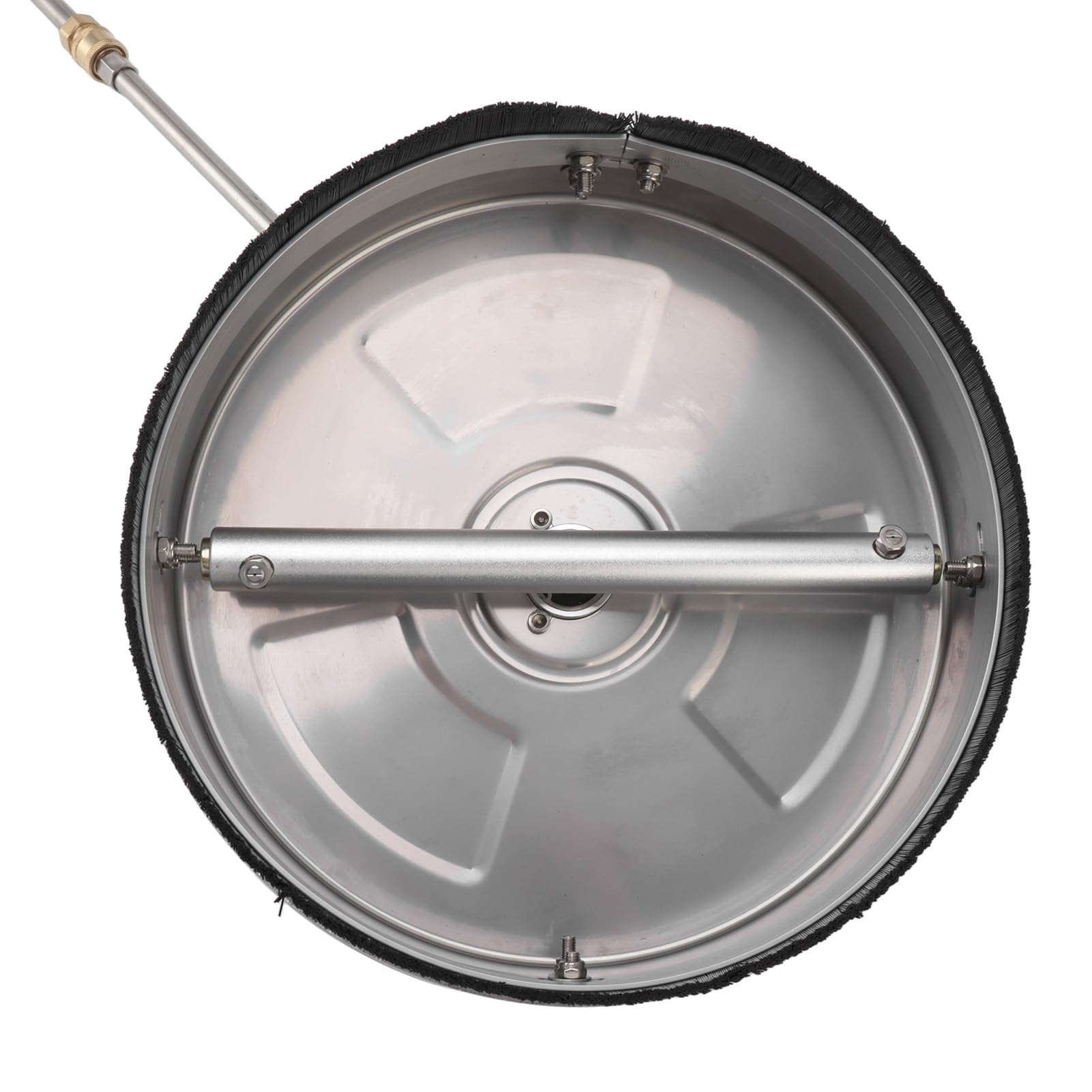 Limpiador de Superficies a presión, 4000 PSI Acero Inoxidable con Barra de extensión, Limpiador rotatorio de 33 cm para calzadas aceras terrazas Patios garajes y Superficies duras