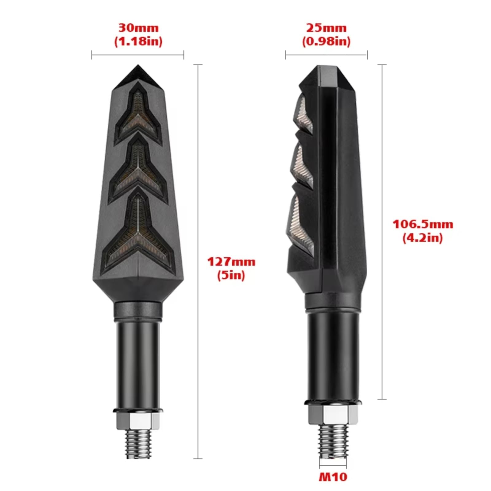 Per CB650R Per CBR650R Per CB500X Per CB1000R Per CB125R Per CBR500R Per CB1000F Per Integra 750 Luci Di Direzione Per Motociclette Spia Indicatori Moto(Blue,2PCS)