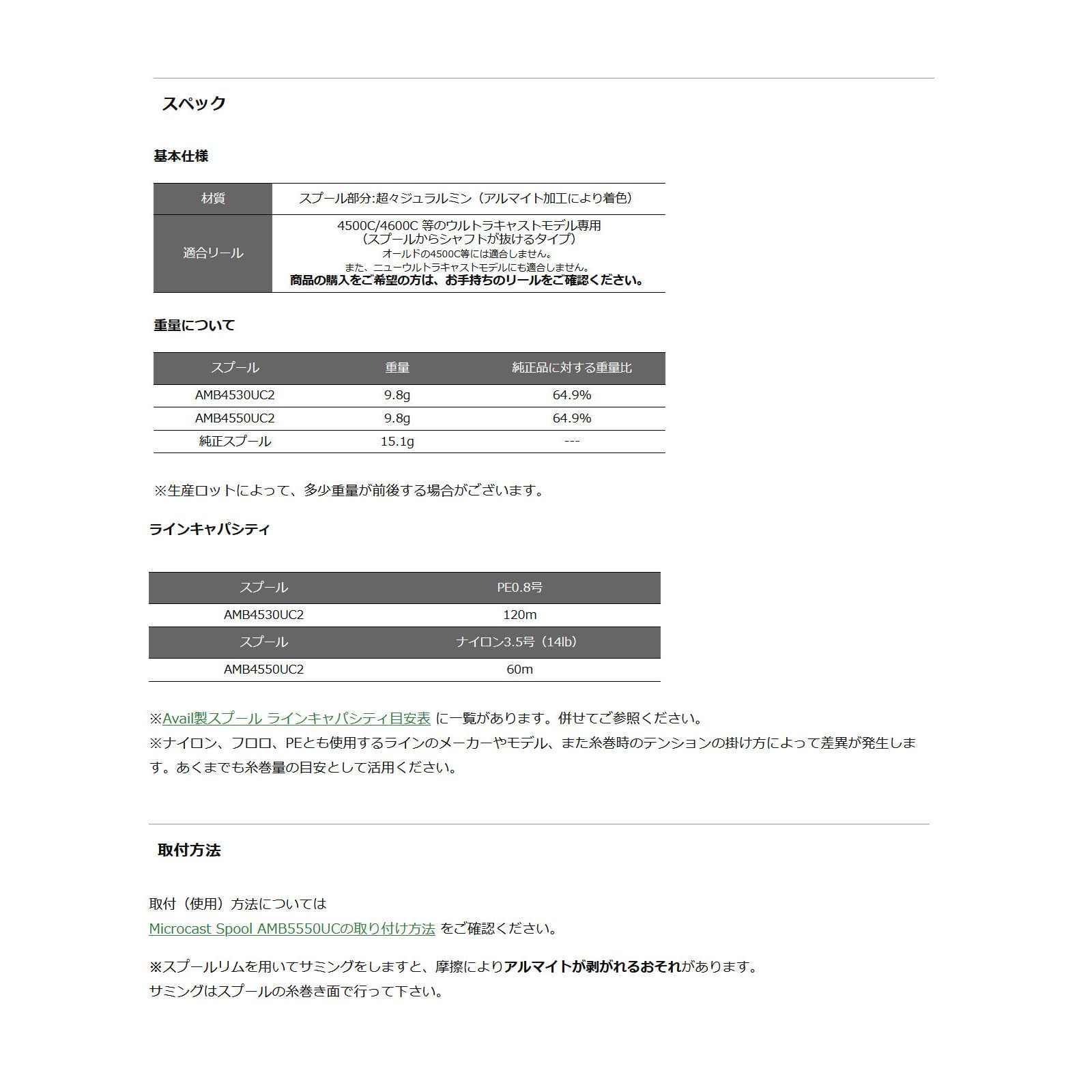 Amazon | Avail(アベイル) ms_amb4550uc2_blk ABU Ambassadeur 4500C