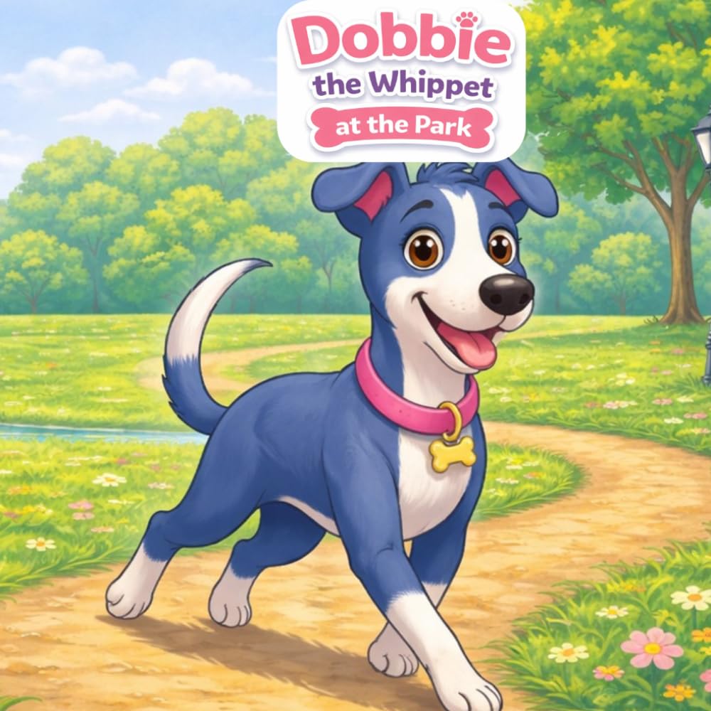 Dobbie the Whippet at the Park: A Cute and Simple Children’s Story About Friendship and Fun (Adventures of Dobbie the Whippet)