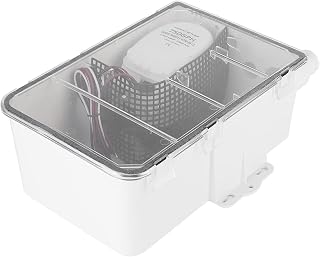 12V 750 GPH Boat Marine Shower Sump Pump Drain Kit, Shower Pump Easy To Install Multi Port Sump Pump for Attwood for Johnson(12V, Pisa Leaning Tower Type)