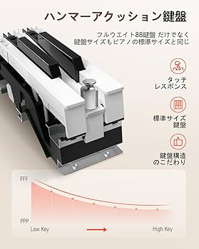 (moさん専用)Donner DDP-80 ハンマーアクション88健電子ピアノ Amazon.com: Donner DDP-80 Digital Piano 88 Key Weighted
