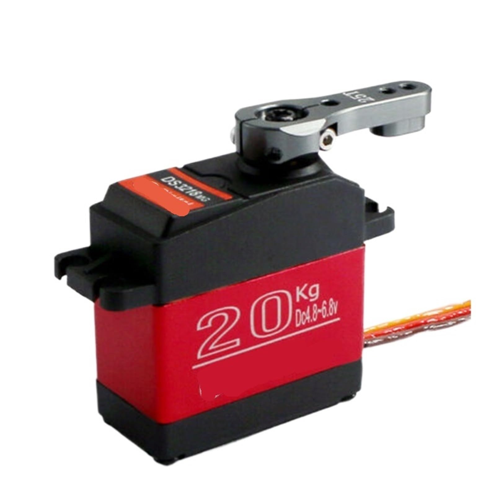 Servo numérique DS3218 20kg robuste avec bras métallique 25T 180 degrés
