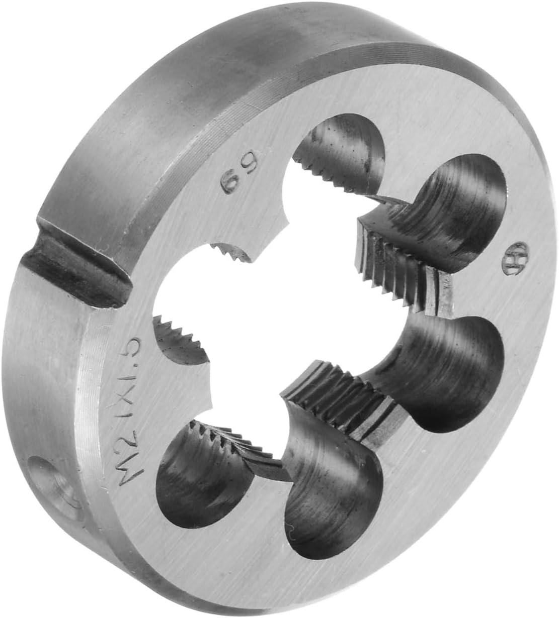 Hex Rethreading Die, Carbon Steel, M8 X 1.25 Metric Thread, 1